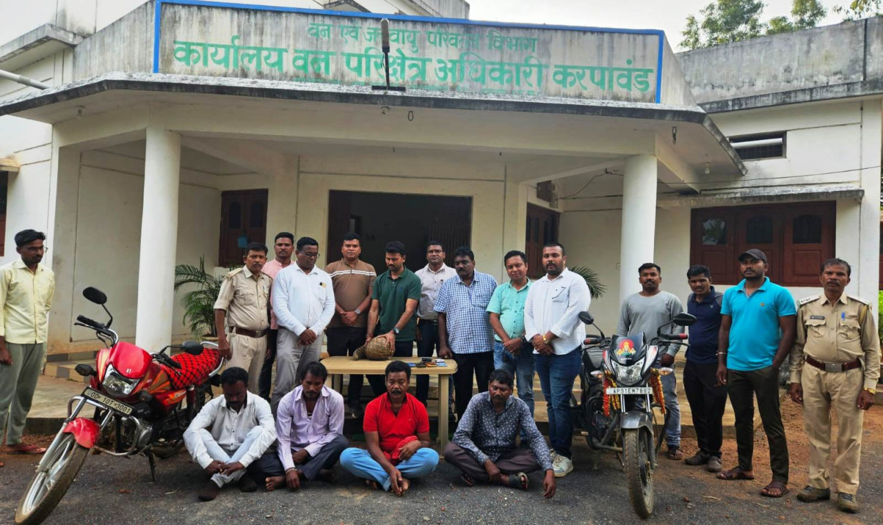 वन विभाग की बडी कार्यवाही; संरक्षित वन्य प्राणी पेंगोलिन की तस्करी करते पकड़े गये चार अन्तर्राज्यीय तस्कर 1727707060 f0f3001e57784b5c0592