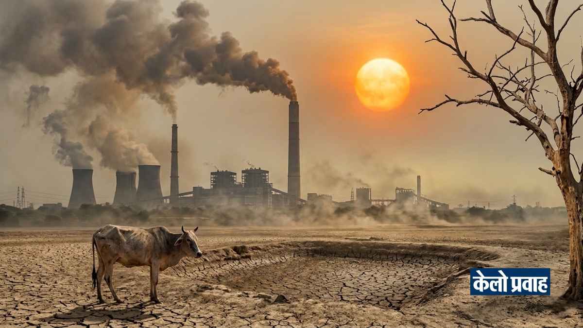 Weather Alert: छत्तीसगढ़ में मार्च में ही 'मई' जैसा टॉर्चर! रायपुर में 40°C की आहट, रायगढ़ में उद्योगों की 'सूखी गर्मी' से हाल बेहाल Intense heatwave in Raigarh and Raipur Chhattisgarh with industrial chimneys smoke and parched earth impact
